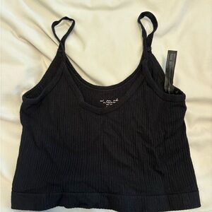 Urban Outfitters Black Textured Top